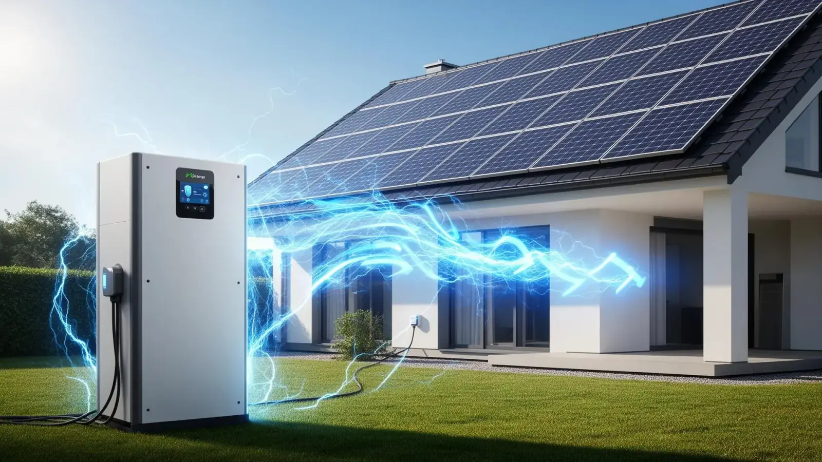 Zonnepanelen op een Nederlands dak met thuisbatterij — einde salderingsregeling 2027