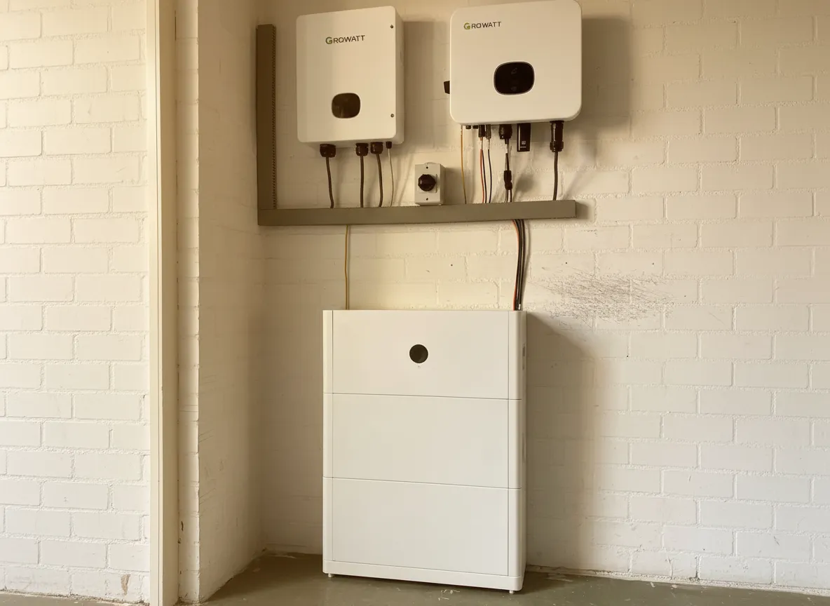 Growatt thuisbatterij met dubbele omvormer