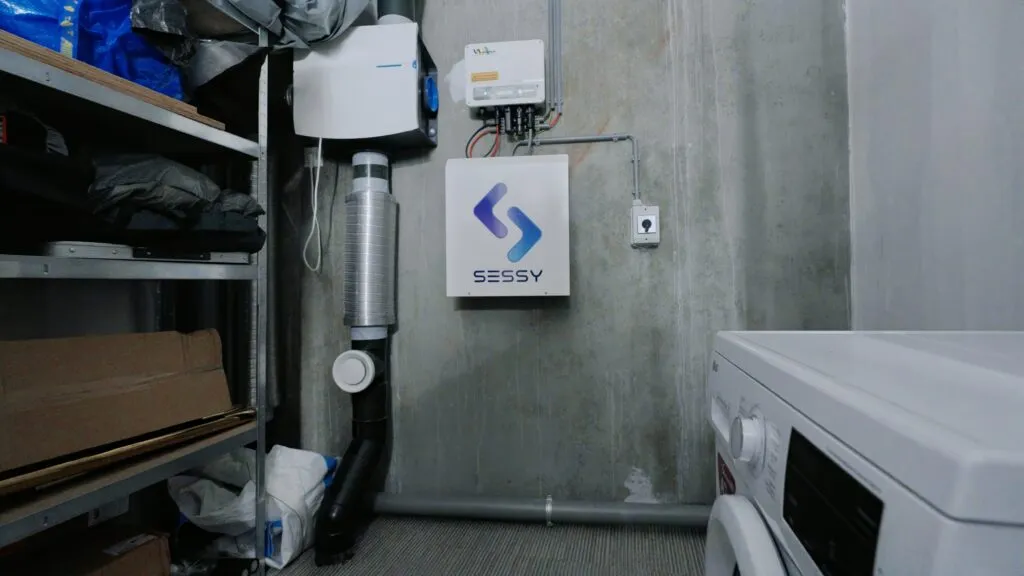Sessy installatie eindresultaat